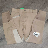 Hvy Cotton Breeches *vgc, mnr stains, seat rubs & pills
