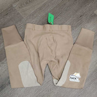 Hvy Cotton Breeches *vgc, mnr stains, seat rubs & pills
