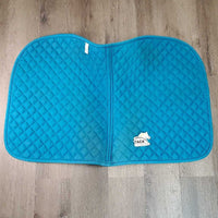 Quilt Jumper Saddle Pad, 1x piping *vgc, clean, pills, rubs, mnr faded, stains
