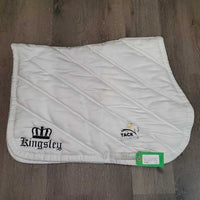 Thick Quilt Jumper Saddle Pad *vgc, clean, mnr hair, stains, threads, undone stitching, rubs, puckers
