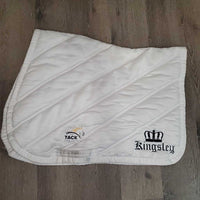 Thick Quilt Jumper Saddle Pad *vgc, clean, mnr hair, stains, threads, undone stitching, rubs, puckers
