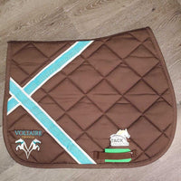 Thick Quilt Jumper Saddle Pad *vgc, clean, mnr hair, faded, residue, pills, puckers