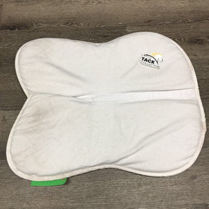 Memory Foam Half Pad *gc, older, pilly, stains, mnr hair, rubs, dingy, puckers, creased