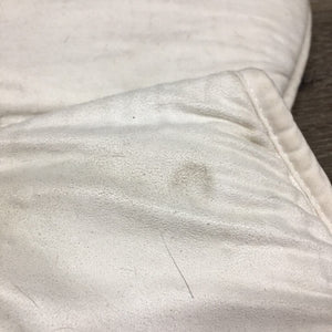 Memory Foam Half Pad *gc, older, pilly, stains, mnr hair, rubs, dingy, puckers, creased