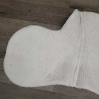 Fitted Fleece Hunter Saddle Pad *gc, clean, mnr hair, clumpy, mnr threads, puckers, rubs, pills
