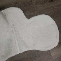Fitted Fleece Hunter Saddle Pad *gc, clean, mnr hair, clumpy, mnr threads, puckers, rubs, pills

