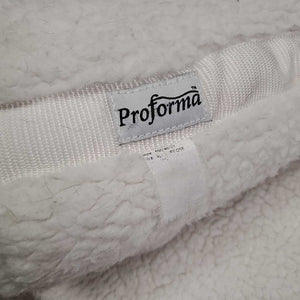 Fitted Fleece Hunter Saddle Pad *gc, clean, mnr hair, clumpy, mnr threads, puckers, rubs, pills