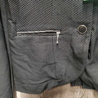 Mesh Show Jacket, Zipper, buttons *xc/like new, older