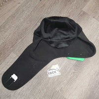 Velvet & Fleece Helmet Cover *gc, clean, hair, faded?, pulled seam
