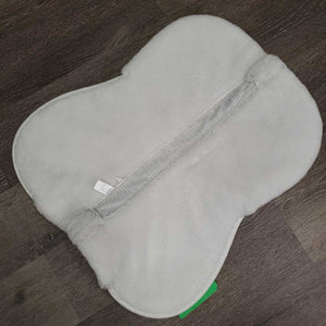 Fleece Lined Mesh Spine Half Pad *vgc, mnr dirt/stains?, clumpy, v. mnr hair