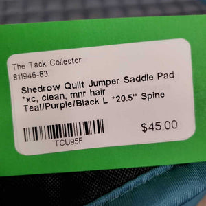 Quilt Jumper Saddle Pad *xc, clean, mnr hair