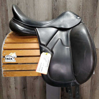 18" *XW 6.5" Equipe Bocelli Monoflap Dressage, Red Equipe Cover, Foam Panels, Lg Velcro Front Blocks, Flaps: 16.5"L x 11.25"W Serial #: 18 N 22970514 DBOEM +1 M1

