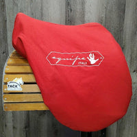 18" *XW 6.5" Equipe Bocelli Monoflap Dressage, Red Equipe Cover, Foam Panels, Lg Velcro Front Blocks, Flaps: 16.5"L x 11.25"W Serial #: 18 N 22970514 DBOEM +1 M1
