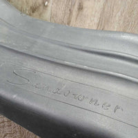 Plastic Trailer Saddle Rack, 3 sets Nuts, Washers *like new
