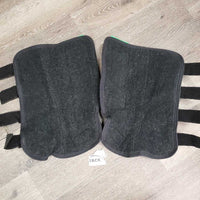 Front & HineShipping Boots, Fleece Lined *gc, clean, clumpy, mnr hair, holes, threads, faded, older, repaired
