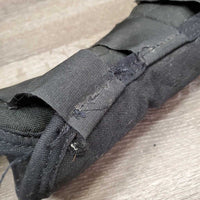 Front & HineShipping Boots, Fleece Lined *gc, clean, clumpy, mnr hair, holes, threads, faded, older, repaired
