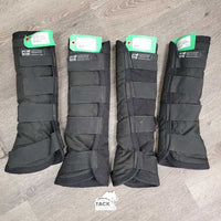 Front & HineShipping Boots, Fleece Lined *gc, clean, clumpy, mnr hair, holes, threads, faded, older, repaired
