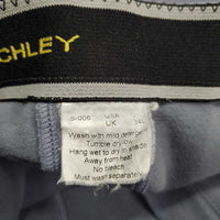 Hvy Cotton Full Seat Breeches *gc, faded, rubs, older, pilly, seam rubs, hairy velcro
