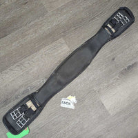 Gel Center Neoprene Dressage Short Girth, 2x els *gc/fair, rough & split edges, stretched elastic, frayed keepers, dirt
