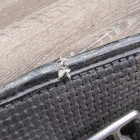 Gel Center Neoprene Dressage Short Girth, 2x els *gc/fair, rough & split edges, stretched elastic, frayed keepers, dirt
