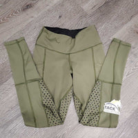 Full Seat Sticky Breeches, Pull On *gc/fair, undone stitching, seam rubs, v.cracked logo, v.rubbed & pilly, discolored
