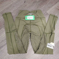 Full Seat Sticky Breeches, Pull On *gc/fair, undone stitching, seam rubs, v.cracked logo, v.rubbed & pilly, discolored
