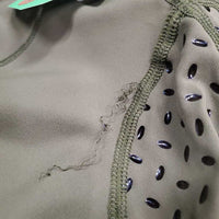 Full Seat Sticky Breeches, Pull On *gc/fair, undone stitching, seam rubs, v.cracked logo, v.rubbed & pilly, discolored
