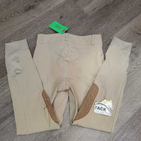 JUNIORS Euro Seat Breeches *gc, mnr stains, rubs, pills & threads, discolored seat & legs, seam puckers
