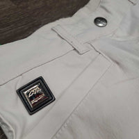 Euro Seat Breeches *gc, v.stained & discolored seat & legs, seam puckers
