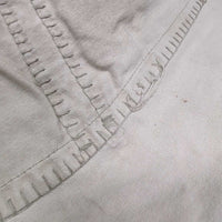 Euro Seat Breeches *gc, older, discolored seat & legs, shrunk?puckered, stains, seam puckers, threads, seam pulls & thin spot
