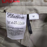 JUNIORS Euro Seat Breeches *gc/fair, v.stained seat & legs, knee rubs, curled waist
