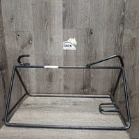 Metal Hanging Saddle Rack *vgc, paint, chips, rust, mnr dirt
