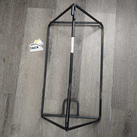 Metal Hanging Saddle Rack *vgc, paint, chips, rust, mnr dirt
