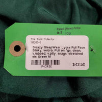 Lycra Full Face Slinky, velcro, Pull on *gc, clean, v.rubbed, v.pilly, snags, stretched els
