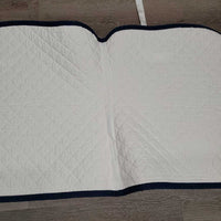 Quilt Dressge Pad *vgc, clean, older, puckers, mnr stains, hair, pills, dingy, rubs
