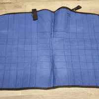 Thin Quilt Dressage Pad *gc, clean, older, mnr threads, hair, faded, rubs, puckers
