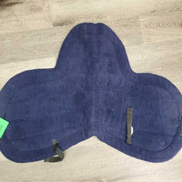 Fitted Fleece & Felt Hunter Saddle Pad *gc, hair, dirt, pills, mnr clumpy, faded, rubs
