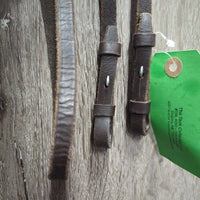 Rsd Double Dressage Bridle, Curb Reins *gc, clean, rubs, rough back, stains, older?
