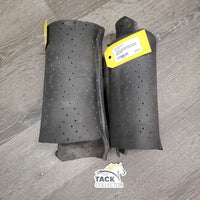 2 Foam Leg Protectors *gc, mnr dents, dirty, rubs, scrapes & hair