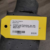 2 Foam Leg Protectors *gc, mnr dents, dirty, rubs, scrapes & hair
