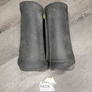 2 Foam Leg Protectors *gc, mnr dents, dirty, rubs, scrapes & hair, ripped