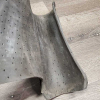 2 Foam Leg Protectors *gc, mnr dents, dirty, rubs, scrapes & hair, ripped
