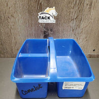 Plastic Grooming Tote *gc, dirt, marker, dings, faded spots