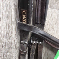 FS Rsd Padded Monocrown Bridle *gc/fair, N0 Noseband, stain, faded, v.dirty, gunky & sticky
