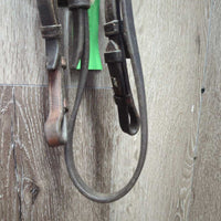 FS Rsd Padded Monocrown Bridle *gc/fair, N0 Noseband, stain, faded, v.dirty, gunky & sticky
