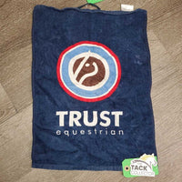 Sweet Iron French Link Loose Ring Gag Bit, Center Lozenge, Rubber Guards, Nunn Finer Nylon Cheeks, Trust Towel *vgc, clean, rubs, mnr rust, rubs & residue
