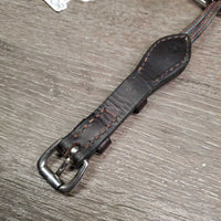 Sweet Iron French Link Loose Ring Gag Bit, Center Lozenge, Rubber Guards, Nunn Finer Nylon Cheeks, Trust Towel *vgc, clean, rubs, mnr rust, rubs & residue
