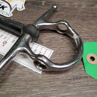 Thin Jointed Full Cheek Gag Bit *gc/fair, v.chewed & torn, mnr dirt?residue