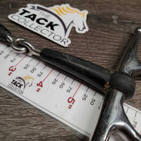 Thin Jointed Full Cheek Gag Bit *gc/fair, v.chewed & torn, mnr dirt?residue
