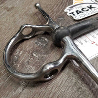 Thin Jointed Full Cheek Gag Bit *gc/fair, v.chewed & torn, mnr dirt?residue